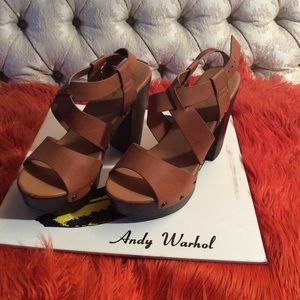 Chunky Heel Platform Sandal